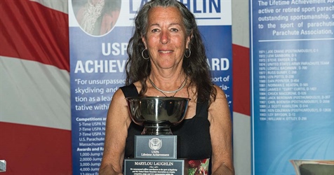 Leader, Competitor, Judge—Marylou Laughlin Receives USPA Lifetime Achievement Award
