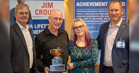 A Steadfast Dedication to Safety—Jim Crouch, D-16979, Receives the 2022 USPA Lifetime Achievement Award