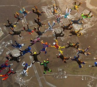Heroes in the Hills Goes to Skydive City