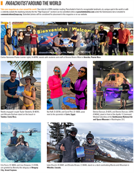 Parachutist Around the World