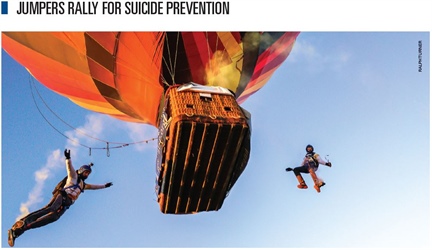 Jumpers Rally for Suicide Prevention