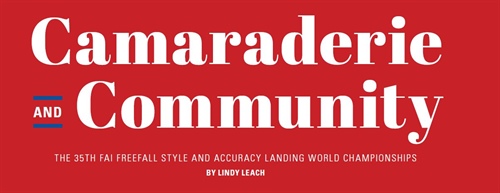 Camaraderie and Community