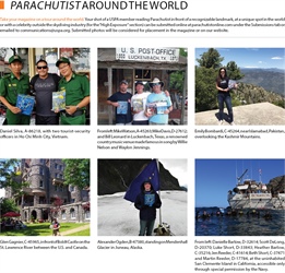 Parachutist Around the World