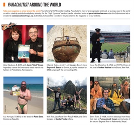 Parachutist Around The World