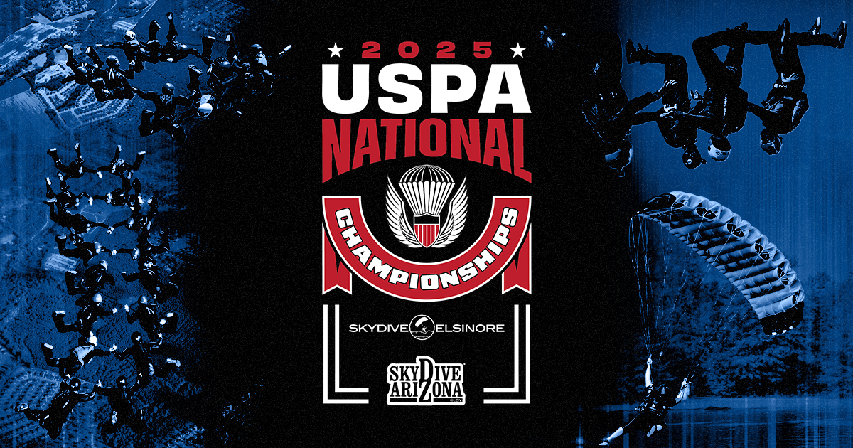 Promotional art for the 2025 USPA National Championships